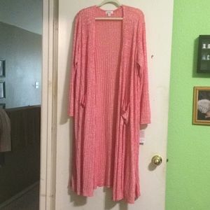 LuLaRoe Bubblegum Pink Sarah Cardigan